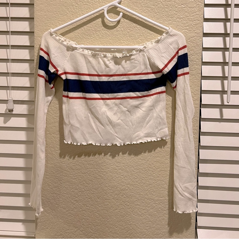 *NEW* off shoulder white sweater